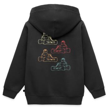 Go-Kart Motorsport Karts Boys Men Kart Race - Kids Premium Organic Zip-up Hoodie - black - Back - AI Model Kid Male (0cm)