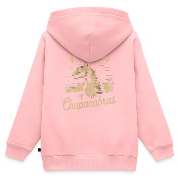 Chupacabra Legendary Creature Beast Cryptozoology - Kids Premium Organic Zip-up Hoodie - rose - Back - AI Model Kid Female (0cm)