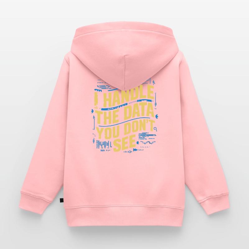 Backend-Entwickler Programmierung Softwareprogrammierer Kinder Premium Organic Zip Hoodie