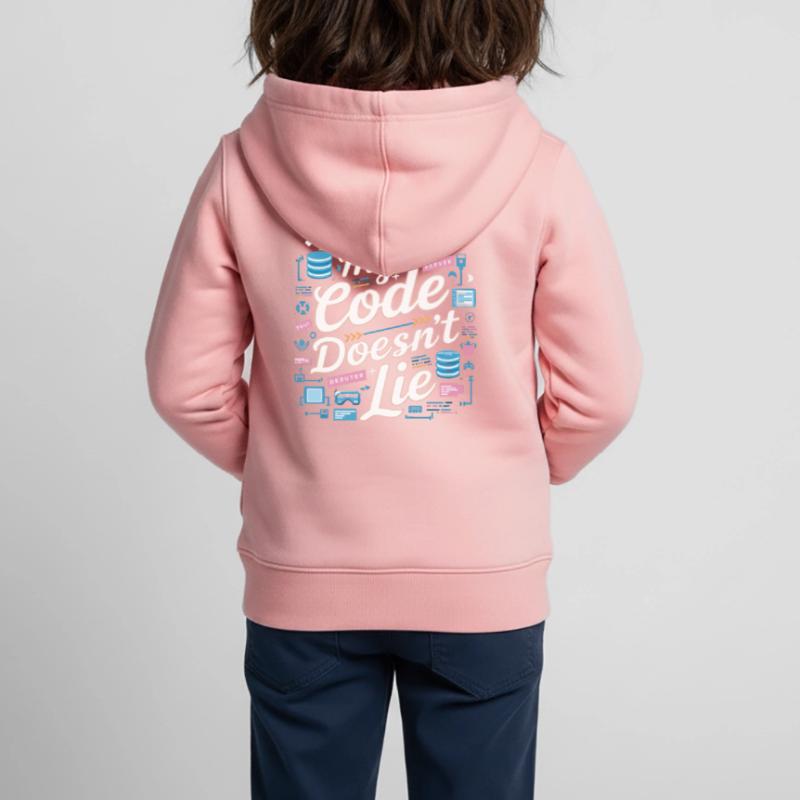 Programmeur logiciel de programmation backend Sweat Premium à capuche zippé enfant bio