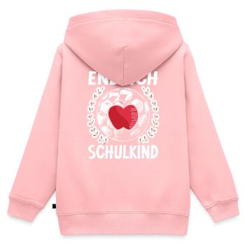 School 1. Grade - Kinder Premium Organic Zip Hoodie - Rosa - Hinten - AI Model Kid Female (0cm)