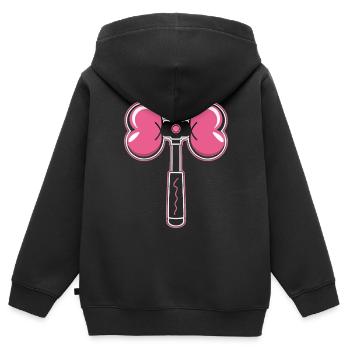 K-Pop Koreanische Popmusik Südkorea Kpop Lightstick - Kinder Premium Organic Zip Hoodie - Schwarz - Hinten - AI Model Kid Male (0cm)