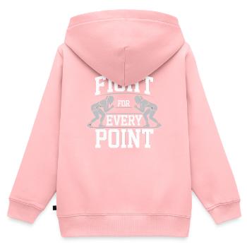 Mädchen Wrestling Wrestling Grappling Wrestler Mädchen - Kinder Premium Organic Zip Hoodie - Rosa - Hinten - AI Model Kid Female (0cm)