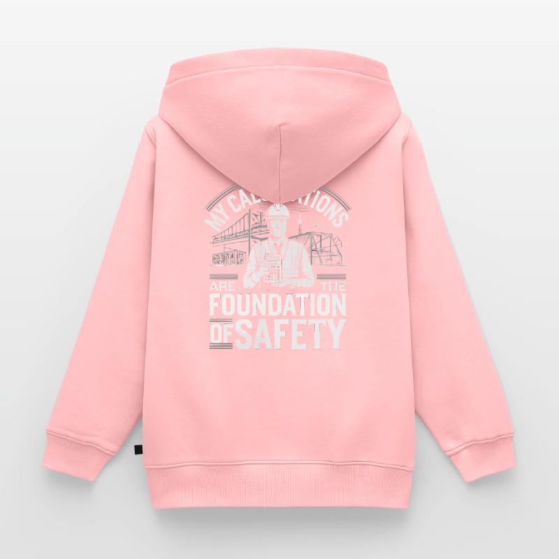 Structural Engineer Job Structural Engineering Kids Premium Organic Zip-up Hoodie