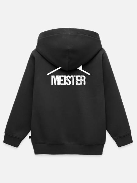 Hausmeister - Kinder Premium Organic Zip Hoodie - Schwarz