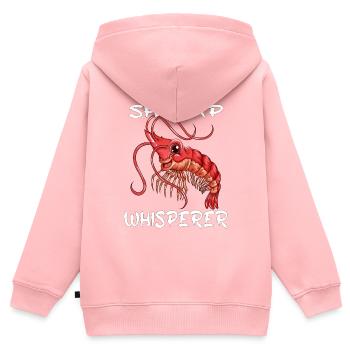Garnelen Shrimp Whisperer Krebs Krebse Krebstiere - Kinder Premium Organic Zip Hoodie - Rosa - Hinten - AI Model Kid Female (0cm)