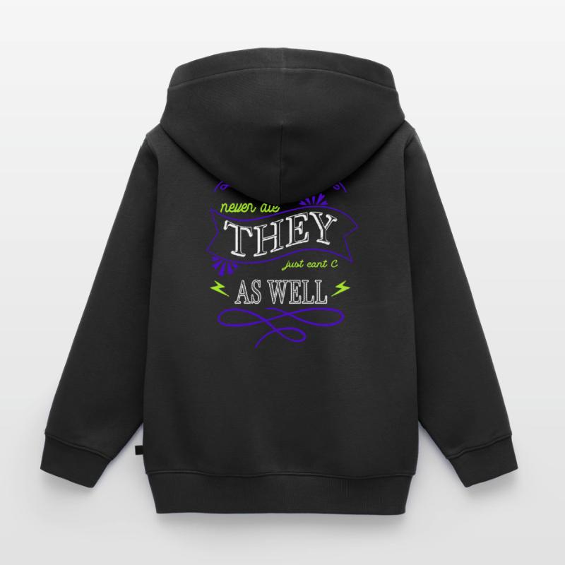 Present idea fun programming computer freak Kids Premium Organic Zip-up Hoodie