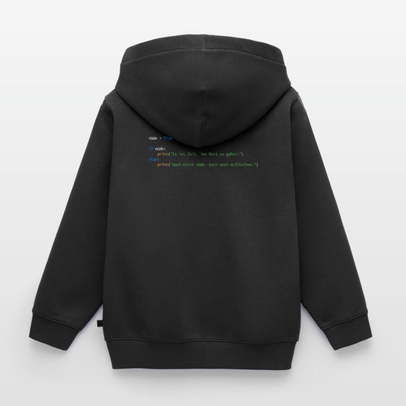 Programmierer Informatiker Nerd Softwareingenieur Kinder Premium Organic Zip Hoodie