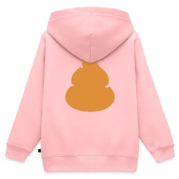 Kacke - Kinder Premium Organic Zip Hoodie - Rosa - Hinten - AI Model Kid Female (0cm)