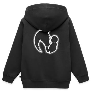 Horse Riding Rider Equestrian Sports Children Horses - Kids Premium Organic Zip-up Hoodie - black - Back - AI Model Kid Male (0cm)