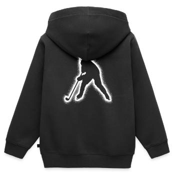 Eishockey Eishockeyspieler Jungen Herren Hockey - Kinder Premium Organic Zip Hoodie - Schwarz - Hinten - AI Model Kid Male (0cm)