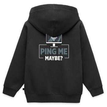 Network Administrator System Administrator Network - Kids Premium Organic Zip-up Hoodie - black - Back - AI Model Kid Male (0cm)