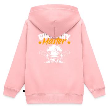 Culinary Master Lustiges professionelles Kochen - Kinder Premium Organic Zip Hoodie - Rosa - Hinten - AI Model Kid Female (0cm)
