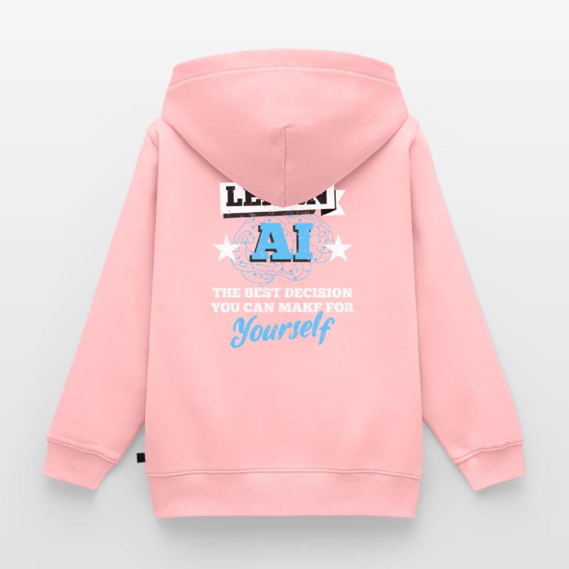 Engineers Software Developer Computer Geeks Kids Premium Organic Zip-up Hoodie