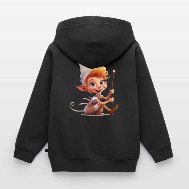 Kobolde sind ein populärer Teil der Folklore Kinder Premium Organic Zip Hoodie