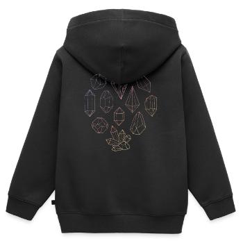 Mädchen beste Freundin - Kinder Premium Organic Zip Hoodie - Schwarz - Hinten - AI Model Kid Male (0cm)