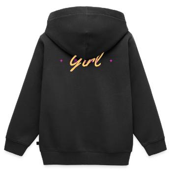 B-Day Girl Happy Birthday Party Girl - Kinder Premium Organic Zip Hoodie - Schwarz - Hinten - AI Model Kid Male (0cm)