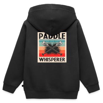 Dragon Boat Racing Theme for Dragon Boating - Kids Premium Organic Zip-up Hoodie - black - Back - AI Model Kid Male (0cm)