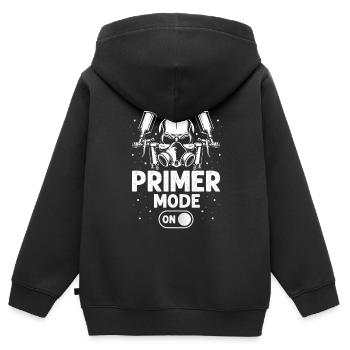 Offre Car Painter pour les carrossiers - Sweat Premium à capuche zippé enfant bio - noir - Dos - AI Model Kid Male (0cm)
