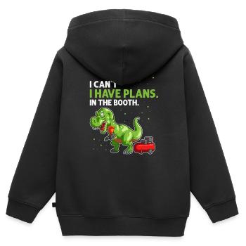 Peintre automobile pour carrossiers - Sweat Premium à capuche zippé enfant bio - noir - Dos - AI Model Kid Male (0cm)