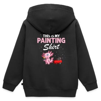 Car painter offer for coachbuilders - Kids Premium Organic Zip-up Hoodie - black - Back - AI Model Kid Male (0cm)