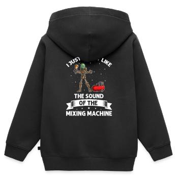 Autolackierer Angebot für Autolackierer - Kinder Premium Organic Zip Hoodie - Schwarz - Hinten - AI Model Kid Male (0cm)