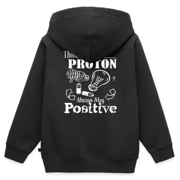 Physicist Funny Physicist - Kids Premium Organic Zip-up Hoodie - black - Back - AI Model Kid Male (0cm)
