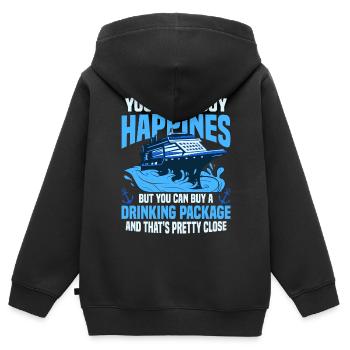 Cruise Trip - Kids Premium Organic Zip-up Hoodie - black - Back - AI Model Kid Male (0cm)