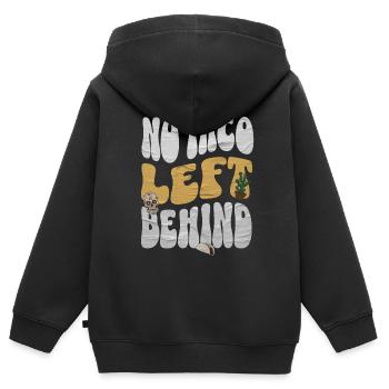 Taco - Sweat Premium à capuche zippé enfant bio - noir - Dos - AI Model Kid Male (0cm)