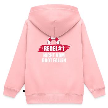 cruise - Kids Premium Organic Zip-up Hoodie - rose - Back - AI Model Kid Female (0cm)