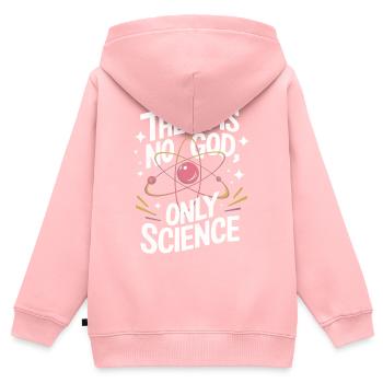 Atheismus Atheist Anti-Religion Agnostiker - Kinder Premium Organic Zip Hoodie - Rosa - Hinten - AI Model Kid Female (0cm)