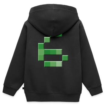 6. Geburtstag Gamer - Kinder Premium Organic Zip Hoodie - Schwarz - Hinten - AI Model Kid Male (0cm)