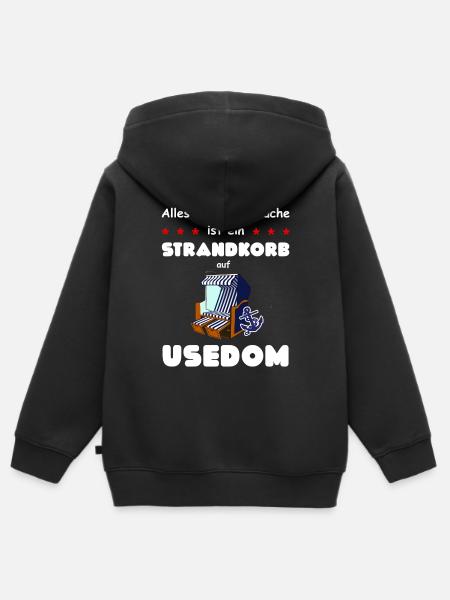 Strandkorb - Kinder Premium Organic Zip Hoodie -