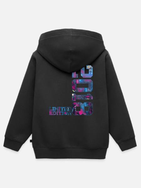 8TH BIRTHDAY LIMITED EDITION 2018 - Kids Premium Organic Zip-up Hoodie - black