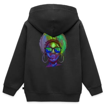Christmas Island - Kids Premium Organic Zip-up Hoodie - black - Back - AI Model Kid Male (0cm)