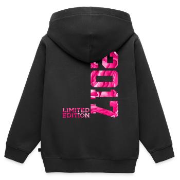 9E ANNIVERSAIRE ÉDITION LIMITÉE 2017 - Sweat Premium à capuche zippé enfant bio - noir - Dos - AI Model Kid Male (0cm)