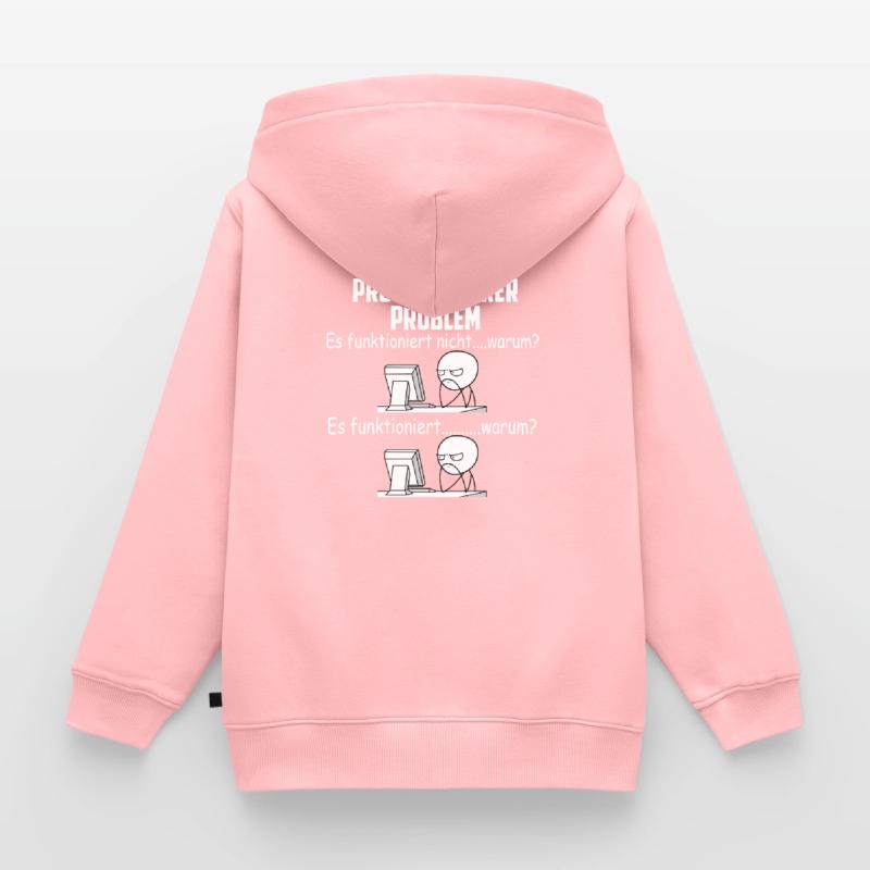 Programmieren Coding Computer Informatik Geek Kinder Premium Organic Zip Hoodie