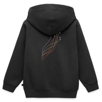 Pilot plane fly gift glider flight - Kids Premium Organic Zip-up Hoodie - black - Back - AI Model Kid Male (0cm)