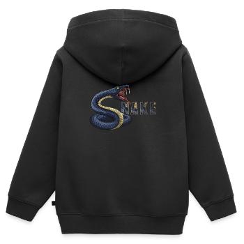 Snake - Kids Premium Organic Zip-up Hoodie - black - Back - AI Model Kid Male (0cm)