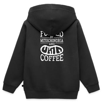 Biochemie Biologie Spruch Student Geschenk - Kinder Premium Organic Zip Hoodie - Schwarz - Hinten - AI Model Kid Male (0cm)
