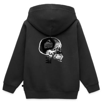 Geschenk Gebäck Liebhaber Kuchen Gebäck - Kinder Premium Organic Zip Hoodie - Schwarz - Hinten - AI Model Kid Male (0cm)