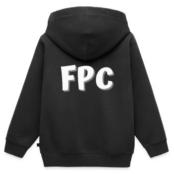 FPC ist nicht sauer - Kinder Premium Organic Zip Hoodie - Schwarz - Hinten - AI Model Kid Male (0cm)