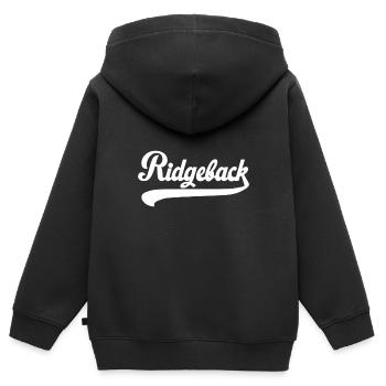 RIDGEBACK - Kinder Premium Organic Zip Hoodie - Schwarz - Hinten - AI Model Kid Male (0cm)
