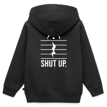Orchester Blasorchester Machring Band Big Band - Kinder Premium Organic Zip Hoodie - Schwarz - Hinten - AI Model Kid Male (0cm)