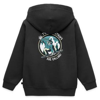 Snowboard Wintersport Berge Schnee Freestyle Shred - Kinder Premium Organic Zip Hoodie - Schwarz - Hinten - AI Model Kid Male (0cm)