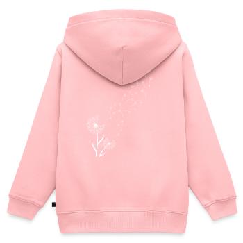 Pusteblume - Kids Premium Organic Zip-up Hoodie - rose - Back - AI Model Kid Female (0cm)