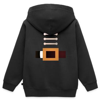 Soldat Nussknacker Spielzeug Halloween Kostüm - Kinder Premium Organic Zip Hoodie - Schwarz - Hinten - AI Model Kid Male (0cm)