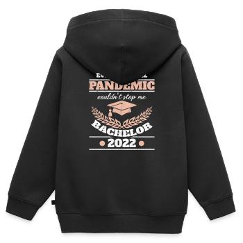 Baccalauréat Diplôme d’études supérieures baccalauréat 2022 - Sweat Premium à capuche zippé enfant bio - noir - Dos - AI Model Kid Male (0cm)