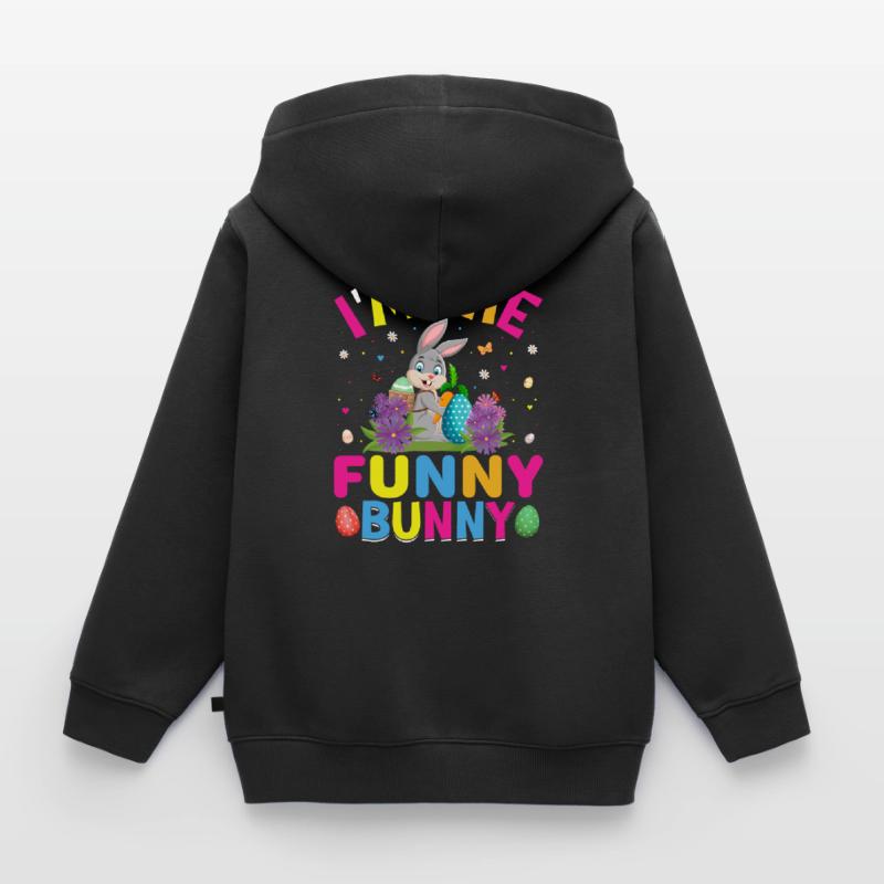 Easter Easter Easter Eggs Kids Premium Organic Zip-up Hoodie