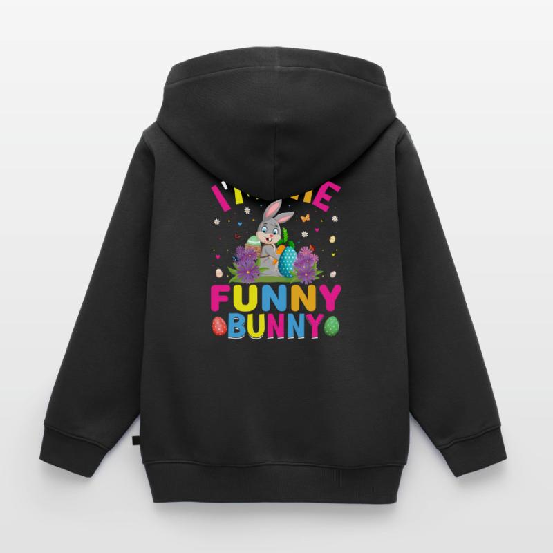 Easter Easter Easter Eggs Kids Premium Organic Zip-up Hoodie